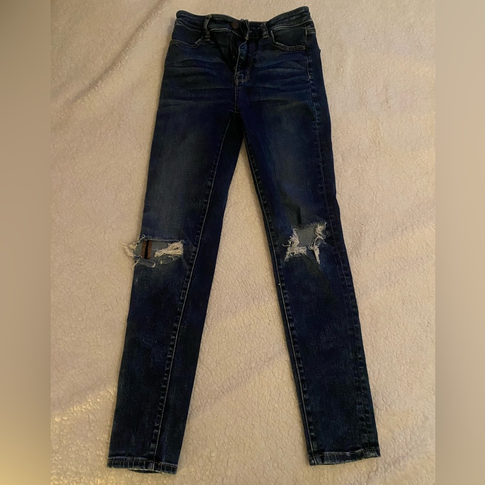 New American eagle skinny jeans size 0